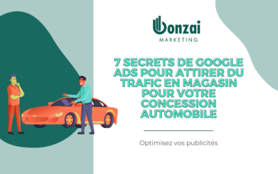 7 secrets de Google Ads pour attirer du trafic en magasin pour votre concession automobile