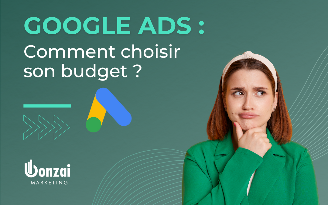 Femme qui choisi son budget sur Google Ads