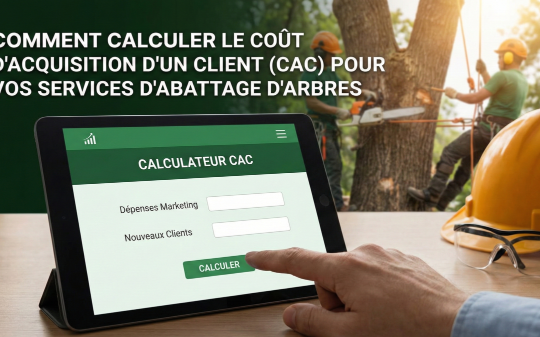 Comment calculer le coût d’acquisition d’un client (CAC) pour vos services d’abattage d’arbres